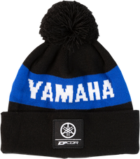 D'COR VISUALS Yamaha Stripe Beanie - Black/Blue 70-132-1