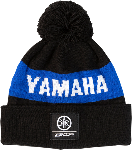 D'COR VISUALS Yamaha Stripe Beanie - Black/Blue 70-132-1