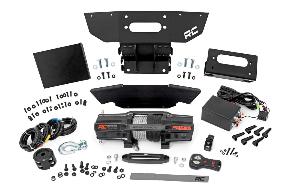 Rough Country | Winch Mount | Front | RS6500S | Polaris RZR XP1000-4 (2024) | 93206