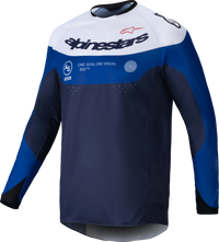 Pro Dura Jersey Navy/Bright Blue/White Sm