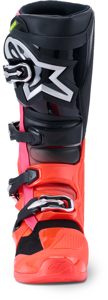 Tech 7 Black/Red Fluo/Pink Fluo 8
