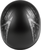 Hh 65 Half Helmet Bravery Matte Black/Grey Md