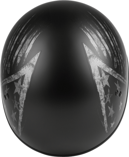 Hh 65 Half Helmet Bravery Matte Black/Grey Md