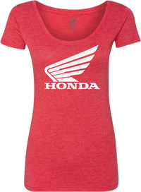 HONDA APPAREL Women's Honda Wing T-Shirt - Red - Small NP21S-L3029-S