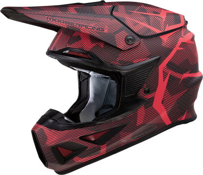 MOOSE RACING F.I. Helmet - Agroid Camo - MIPS? - Red/Black - Large 0110-7762