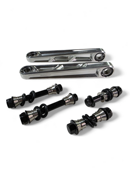 2024+ Can Am Maverick R Front Sway Bar Links Anodized (Clear)