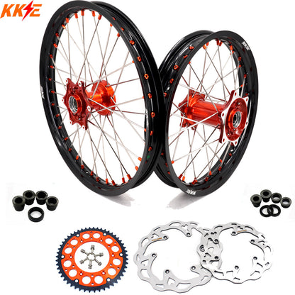 KKE 21" 19" Cast Wheels For KTM SX SX-F XC XC-F EXC EXC-F 125-530CC 2003-2025