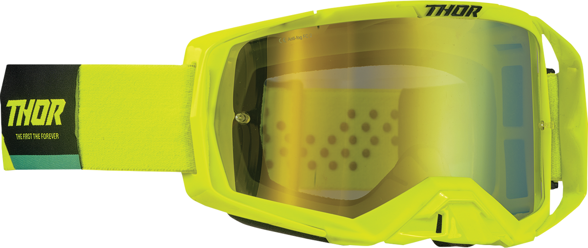 THOR Activate Goggle - Acid/Black - Lime Mirror Lens 2601-2791