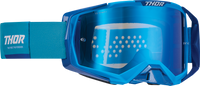 THOR Activate Goggle - Blue/White - Blue Mirror Lens 2601-2795