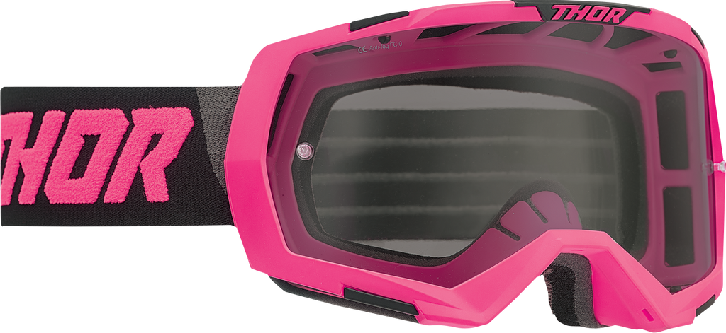 THOR Regiment Goggle - Flo Pink/Black - Smoke Lens 2601-2803