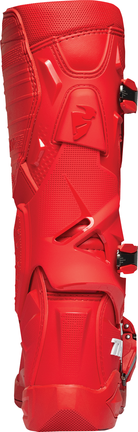THOR Radial Boots - Red - Size 15 3410-2744