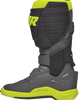 THOR Radial Boots - Gray/Fluorescent Yellow - Size 14 3410-2752