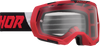 THOR Regiment Goggle - Red/Black - Clear Lens 2601-2800