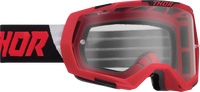THOR Regiment Goggle - Red/Black - Clear Lens 2601-2800