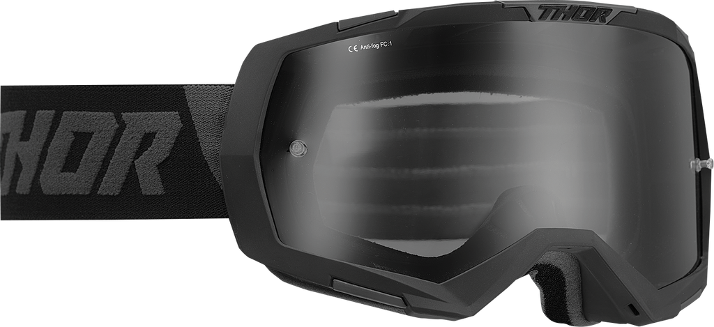 THOR Regiment Goggle - Black/Gray - Smoke Lens 2601-2797
