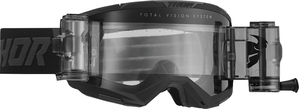 THOR Regiment Storm Goggle - Roll-Off - Black - Clear Lens 2601-2970