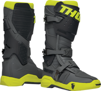 THOR Radial Boots - Gray/Fluorescent Yellow - Size 12 3410-2750