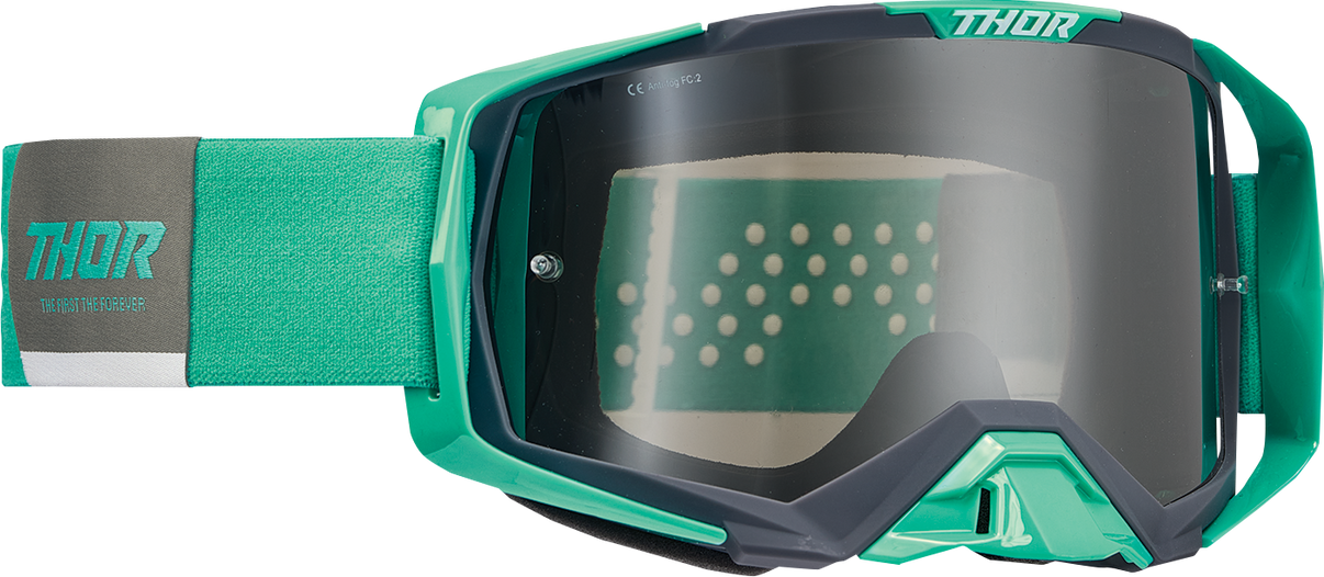THOR Activate Goggle - Teal/Charcoal - Smoke Mirror Lens 2601-2796