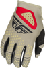 Kinetic Sym Gloves Light Grey/Red/Black Sm