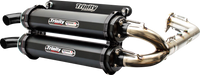 TRINITY RACING Stage 5 Dual Exhaust - Cerakote Black TR-4174D-C2