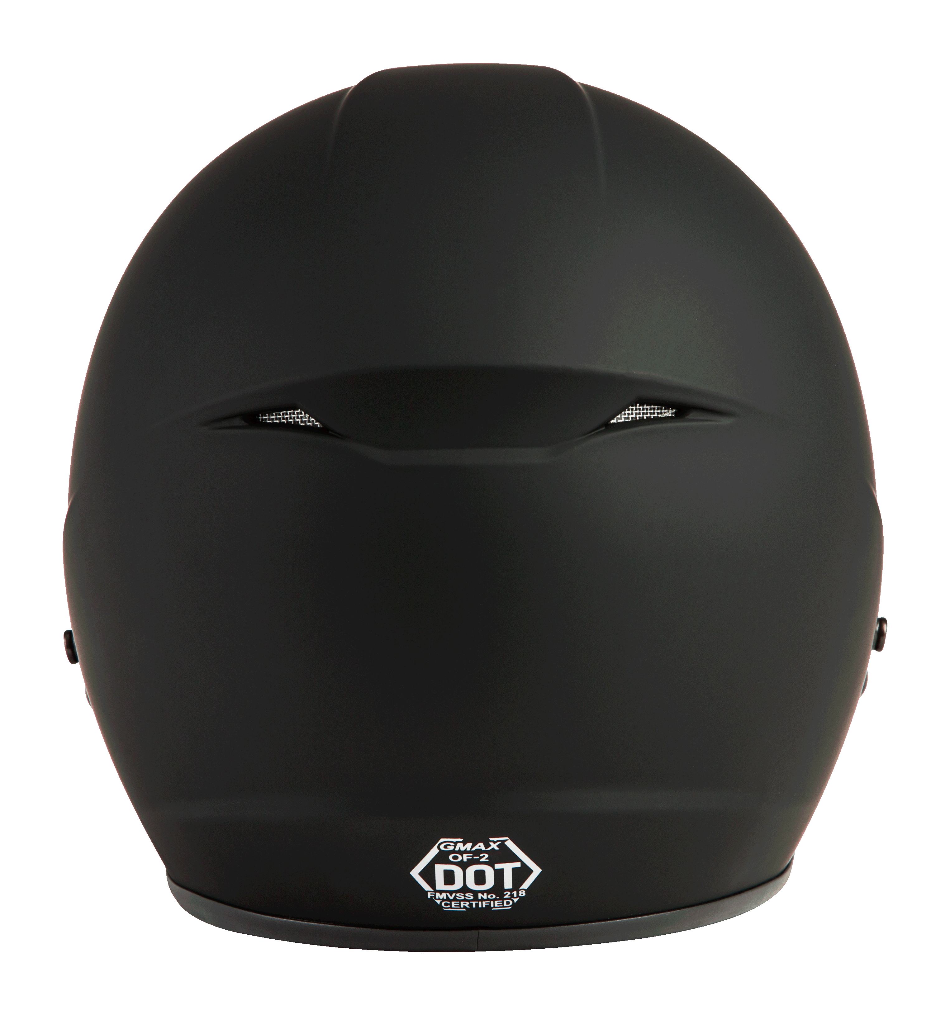 Of 2 Open Face Helmet Matte Black Md