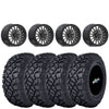 Valor Offroad V06 Brushed Gunmetal Beadlocks mounted on 32x10-15 Kenda Klever XT