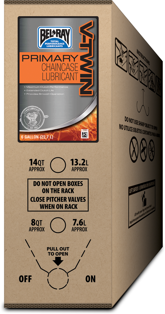 BEL-RAY V Twin Primary Chaincase Lube 6 Gal Bib - Part Number 301830150033