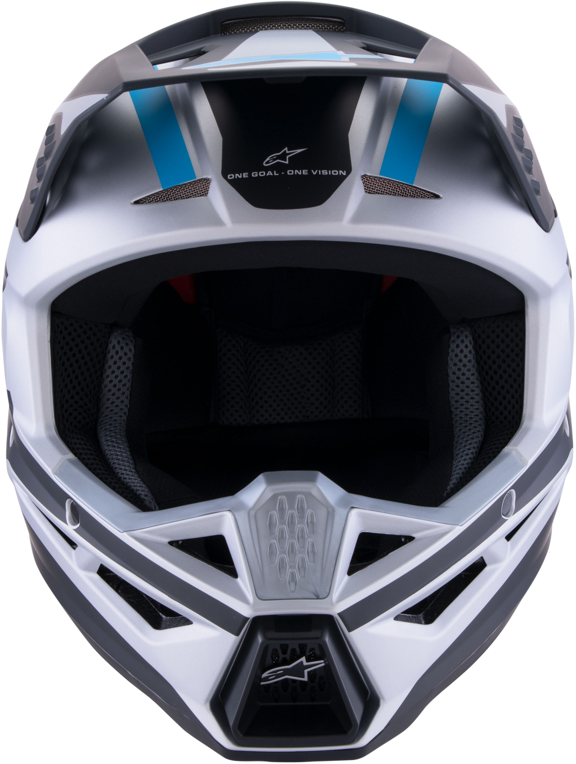 Sm3 Heat Helmet Silver/Blue/Black Matt 2x