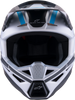 Sm3 Heat Helmet Silver/Blue/Black Matt Sm