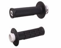 Micro X Lock On Grips Half Waffle Black/Silver