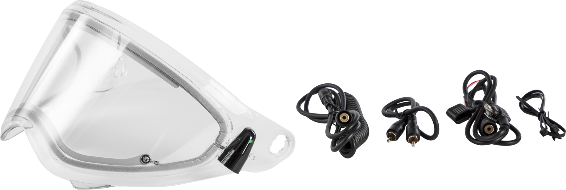 Trekker Helmet Electric Shield Clear W/Cord Kit