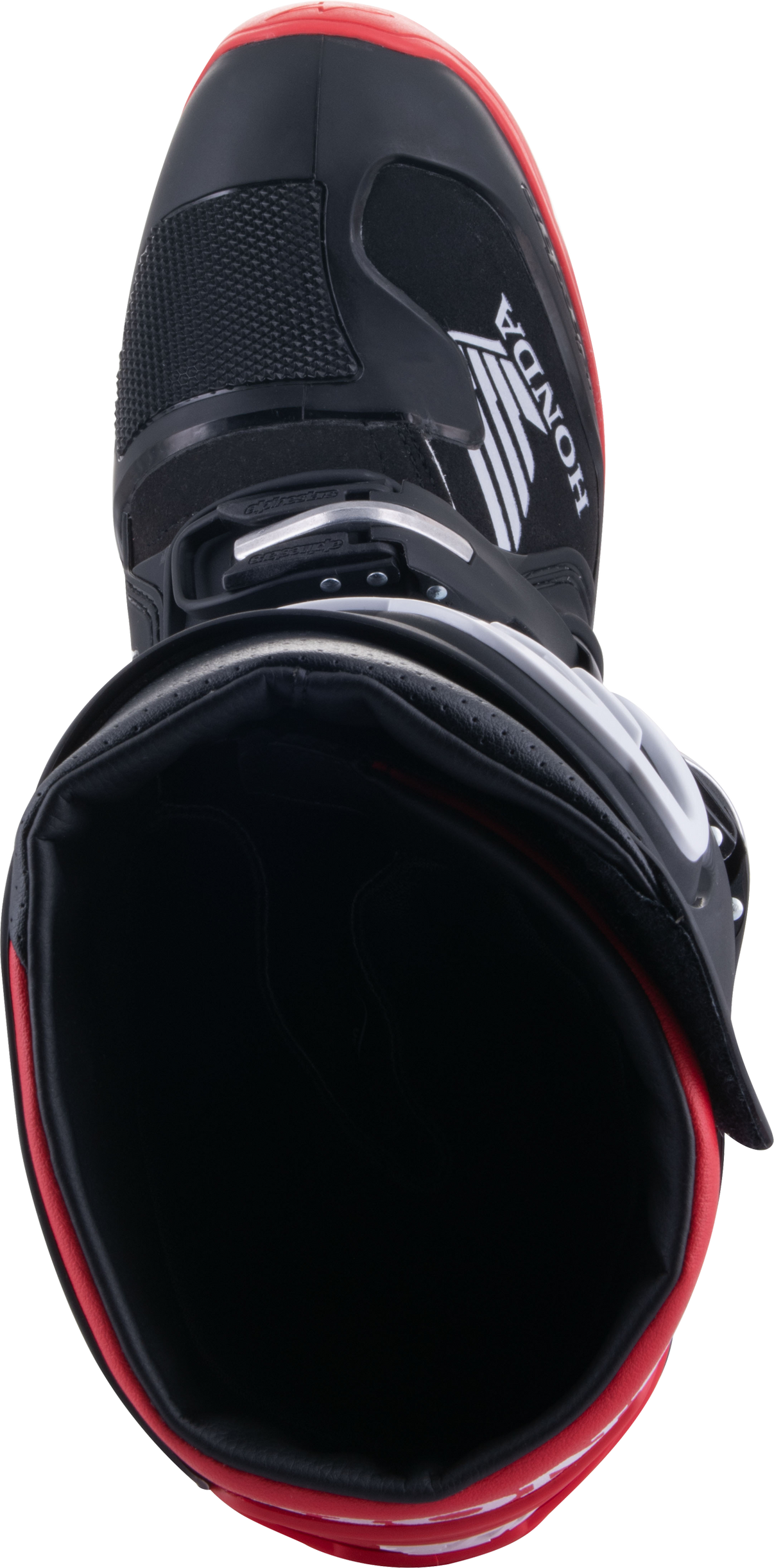 Honda Tech 7 Enduro Drystar Black/Bright Red Sz 7