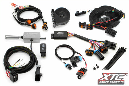 XTC Power Products ATS-L-POL-X24 Automatic Turn Signal Kit with Billet Column Lever