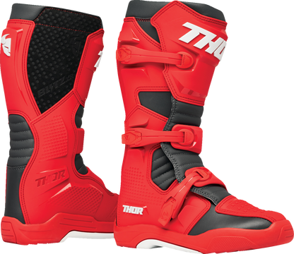 THOR Blitz XR Boots - Red/Charcoal - US 8 3410-3110