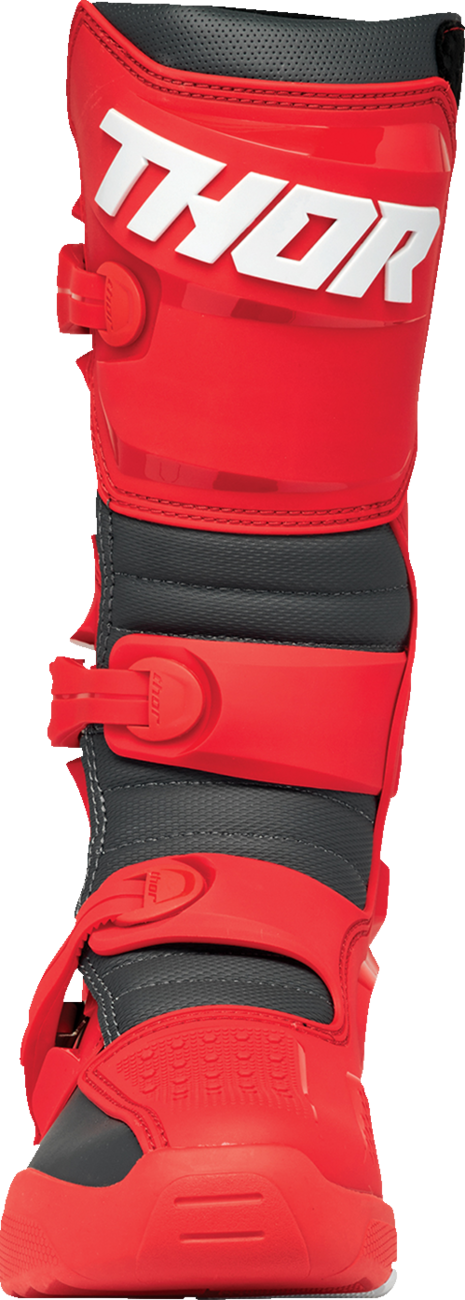 THOR Blitz XR Boots - Red/Charcoal - US 10 3410-3112