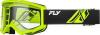 Youth Focus Goggle Hi Vis/Blk W/ Clear Lens
