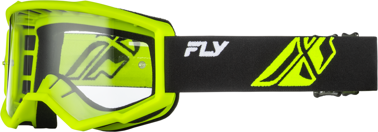 Focus Goggle Black/Hi Vis W/ Clear Lens