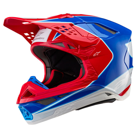 Supertech S M10 Bale Helmet Bright Red/Blue Glossy Sm