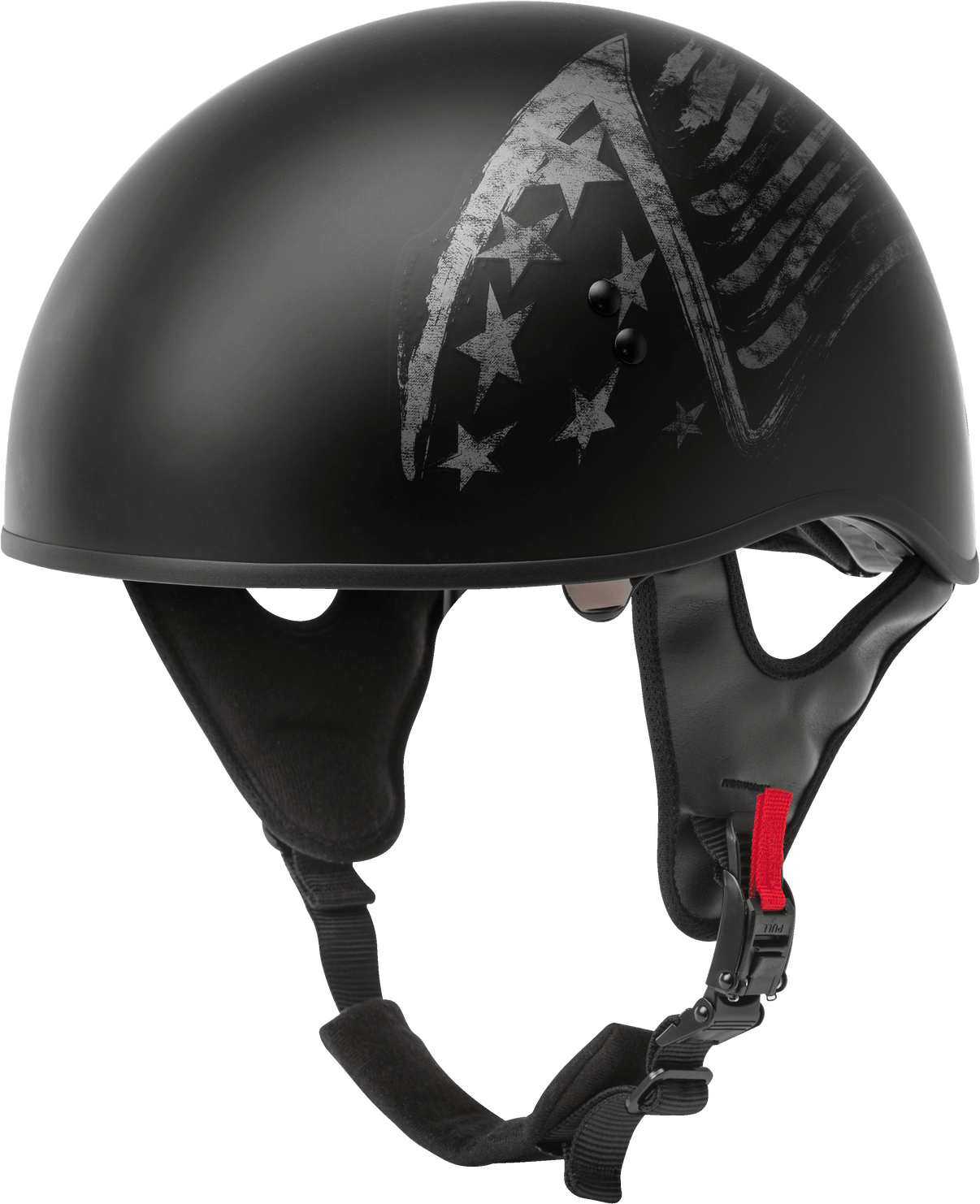 Hh 65 Half Helmet Bravery Matte Black/Grey Md