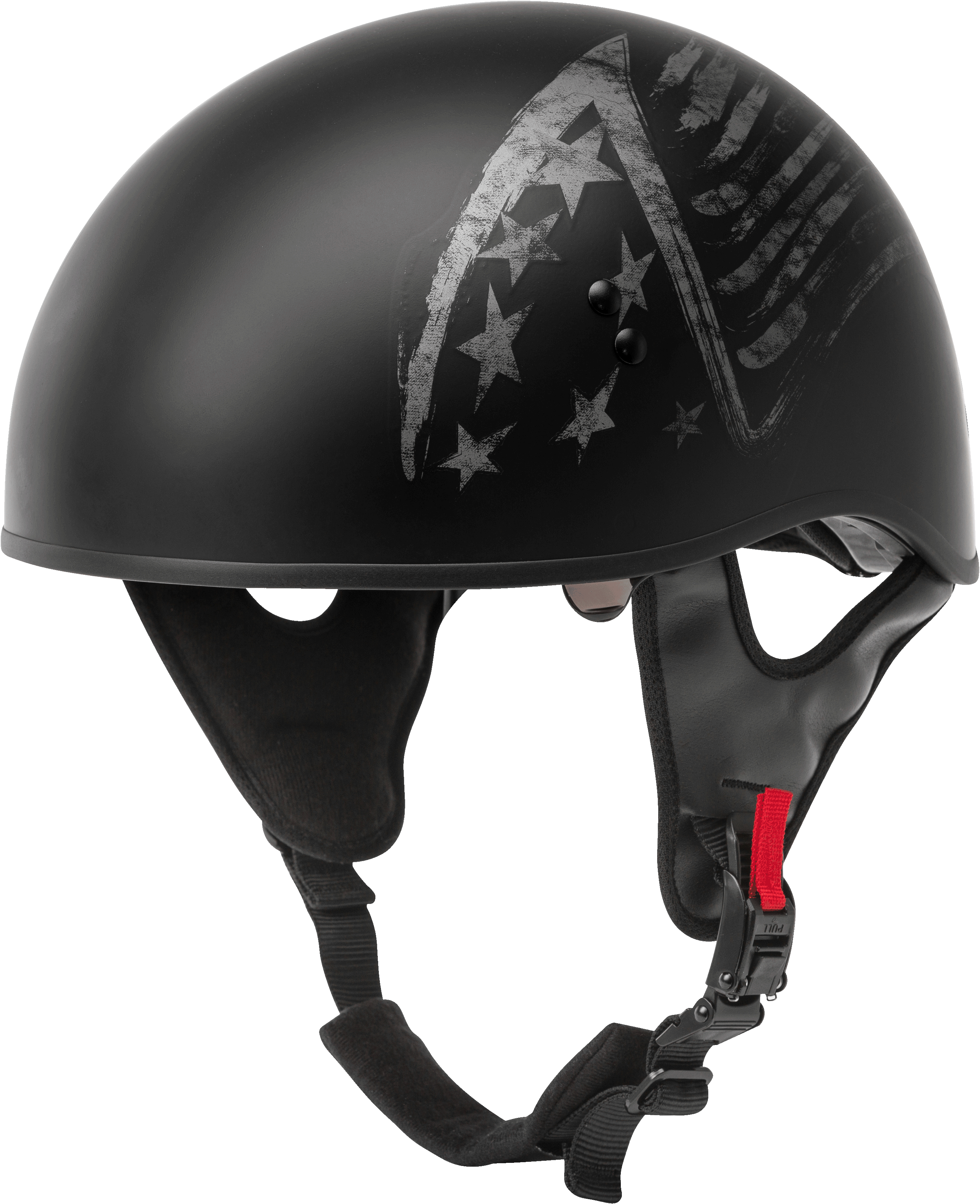 Hh 65 Half Helmet Bravery Matte Black/Grey Md