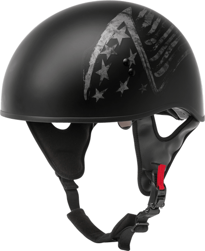 Hh 65 Half Helmet Bravery Matte Black/Grey Md