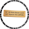 RACELINE WHEELS Spacer - 15" Beadlock Ring - 20 Hole - Kit RBL15-UTVSPACER