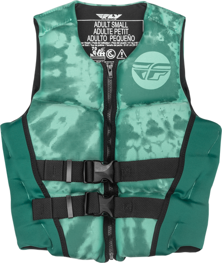 Wmn's Neoprene Flotation Vest Dark Teal/Light Teal Lg