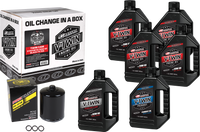 V Twin Syn Oil Change Kit Tc Black Filer