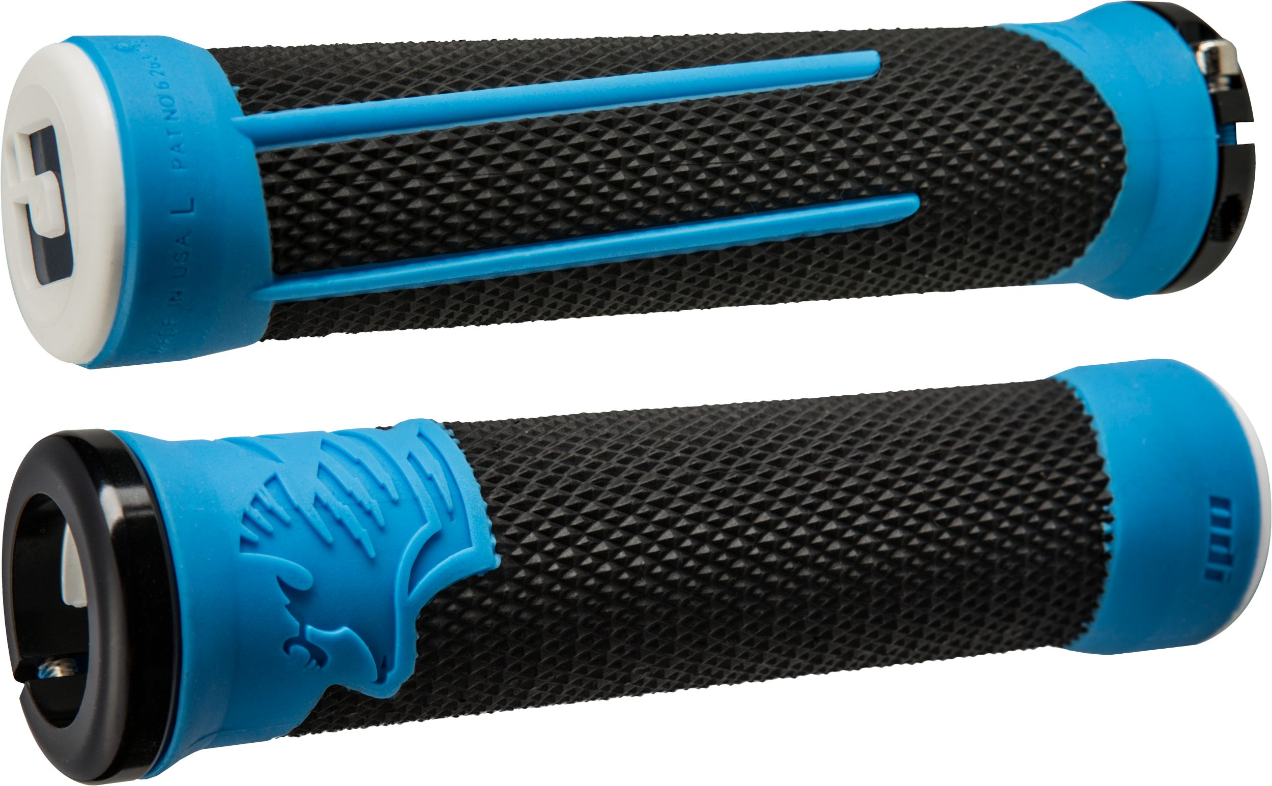 Ag 2 Mtb/Bmx Grips Black/Blue W/Blue