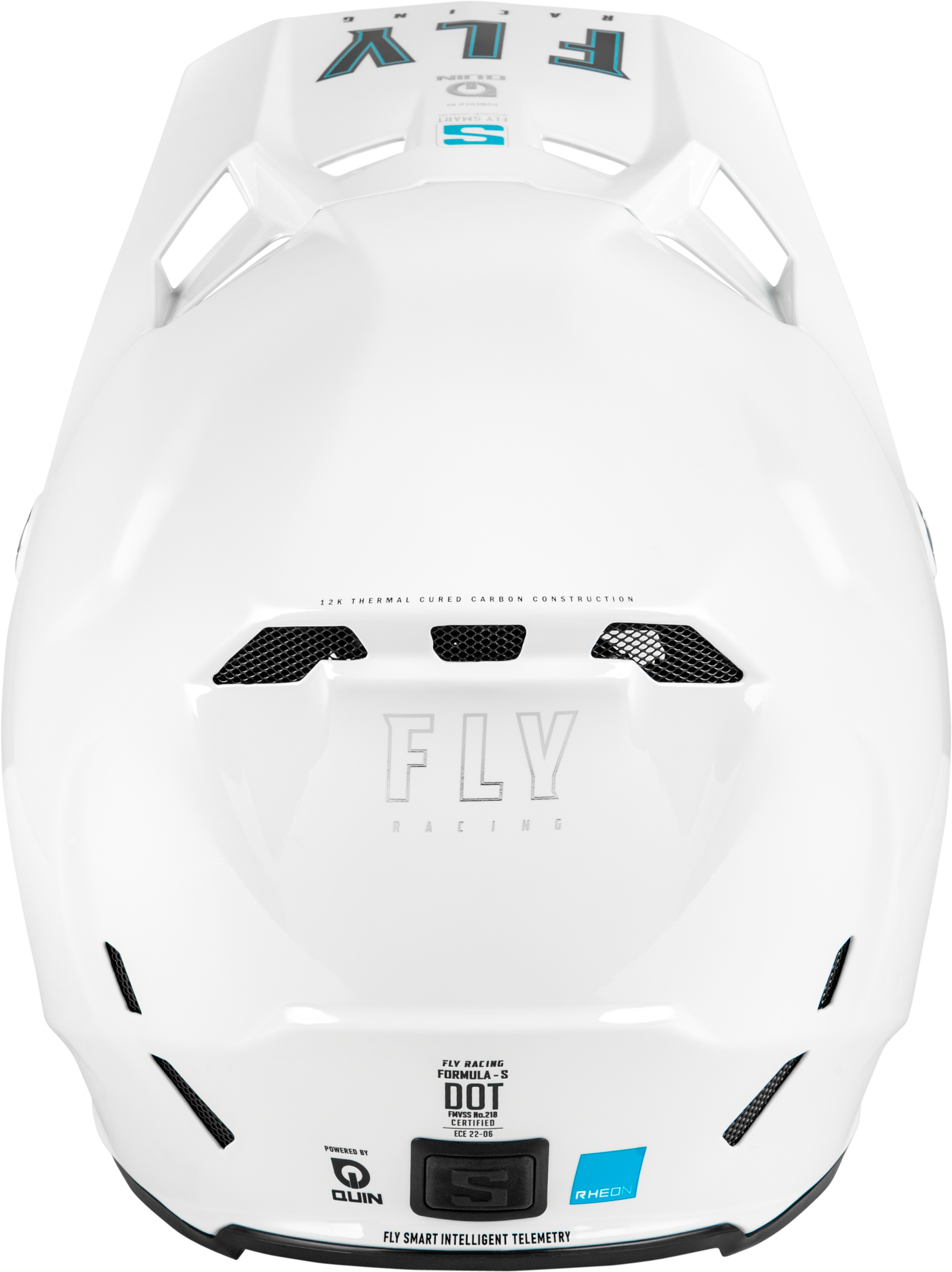 Formula S Carbon Solid Helmet White Sm
