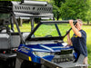 Polaris Ranger Kinetic Flip Down Glass Windshield
