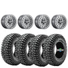 METAL FX DELTA BEADLOCK GUNMETAL/CONTRAST CUT ON Journey Rock Poison tires