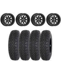 Valor Offroad V07 SATIN BLACK beadlock on Highlifter Chicane LT