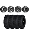 VALOR OFFROAD V06 SATIN BLACK BEADLOCKS ON ITP COYOTE